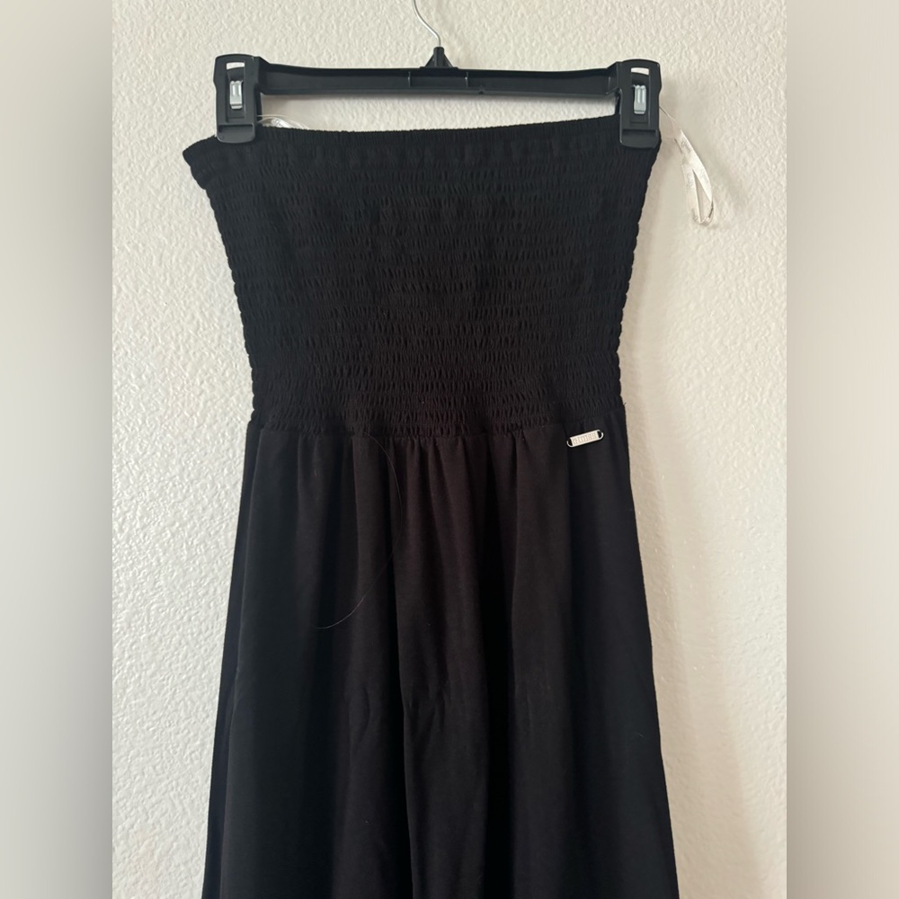 Guess strapless black dress